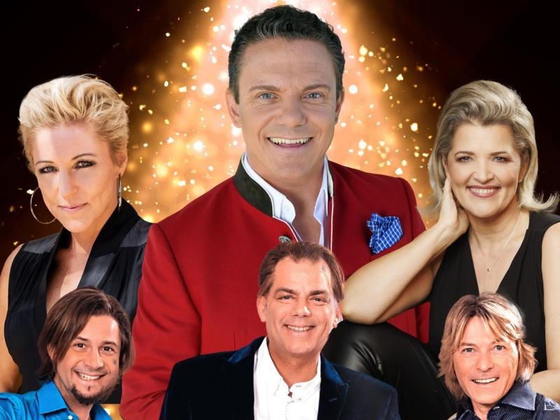 Stefan Mross, Alexandra Hofmann, Die Trenkwalder und Nadin Meypo Stefan Mross, Alexandra Hofmann, Die Trenkwalder und Nadin Meypo