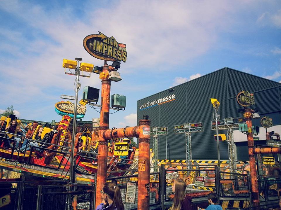 Fahrgeschäfte auf dem Balinger Volksfest